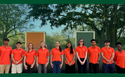 photo of group MUSE Scholars infront of the U