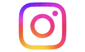 instagram logo on white background
