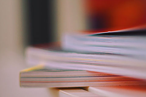 Stack of Closed Textbooks