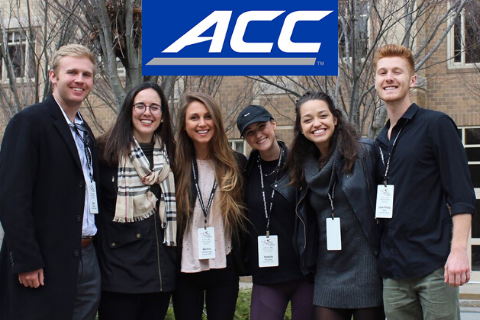 ACC Meeting of the Minds Students with Logo